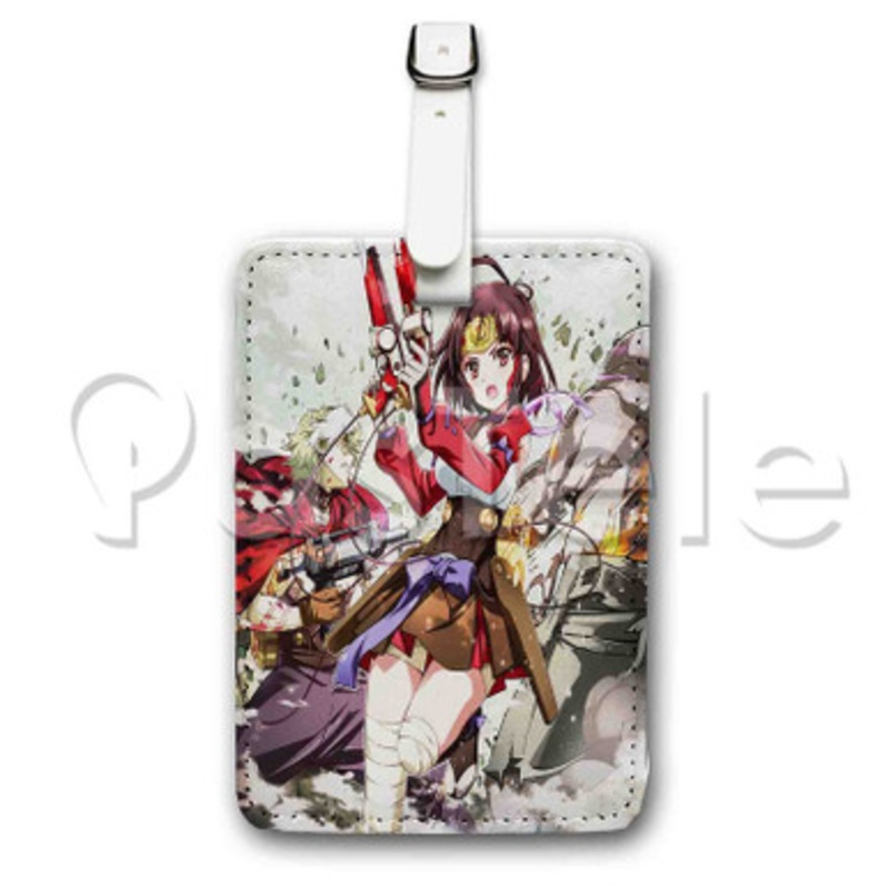 Ikoma Kabaneri of the Iron Fortress Custom Luggage Tags PU Leather Travel Baggage Name ID Labels Tag
