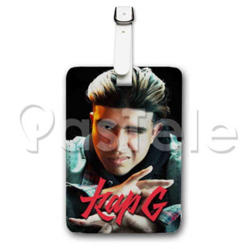 Kap G Custom Luggage Tags PU Leather Travel Baggage Name ID Labels Tag