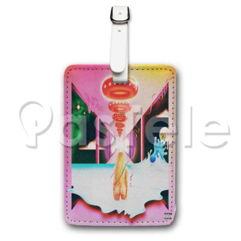 Ke ha Hymn Custom Luggage Tags PU Leather Travel Baggage Name ID Labels Tag