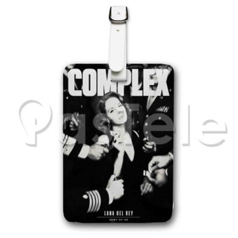 Lana Del Rey Complex Custom Luggage Tags PU Leather Travel Baggage Name ID Labels Tag