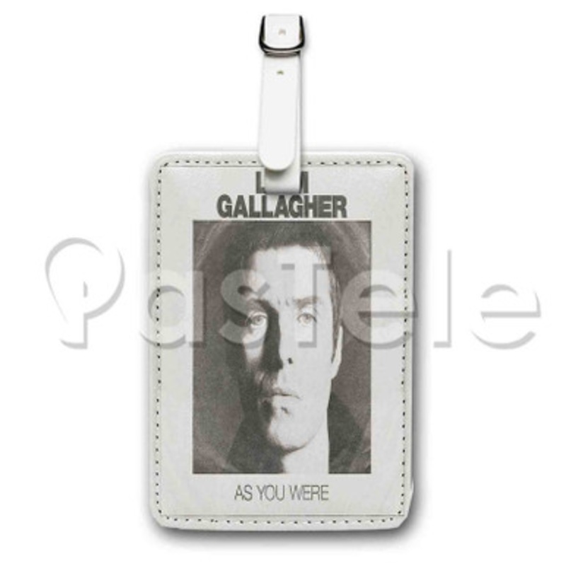 Liam Gallagher Chinatown Custom Luggage Tags PU Leather Travel Baggage Name ID Labels Tag
