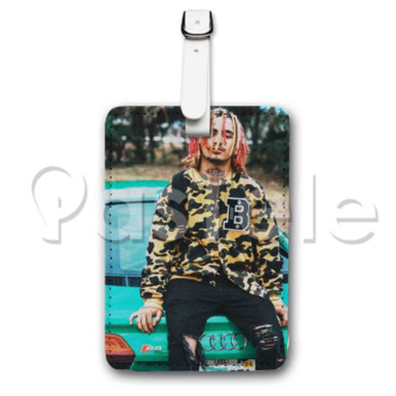 Lil Pump Custom Luggage Tags PU Leather Travel Baggage Name ID Labels Tag