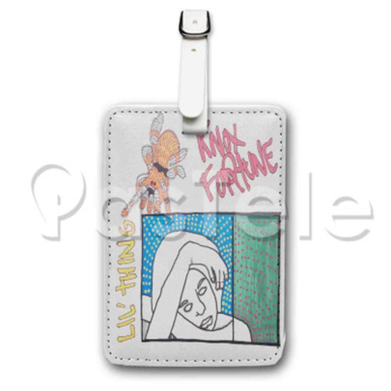 Lil Thing Knox Fortune Custom Luggage Tags PU Leather Travel Baggage Name ID Labels Tag