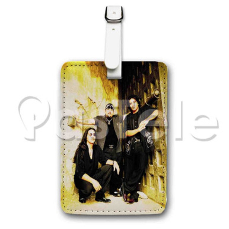 Los Lonely Boys Custom Luggage Tags PU Leather Travel Baggage Name ID Labels Tag