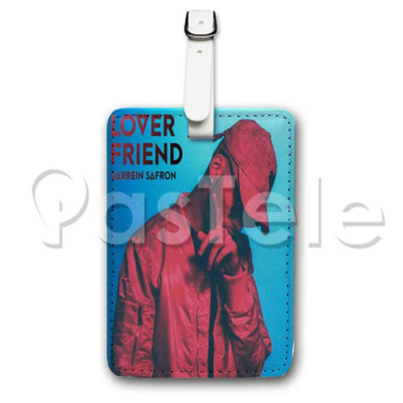 Lover Friend Darrein Safron Custom Luggage Tags PU Leather Travel Baggage Name ID Labels Tag
