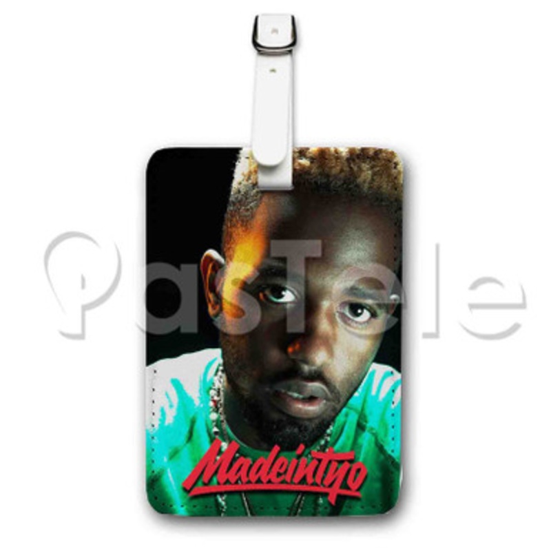 Madeintyo Custom Luggage Tags PU Leather Travel Baggage Name ID Labels Tag