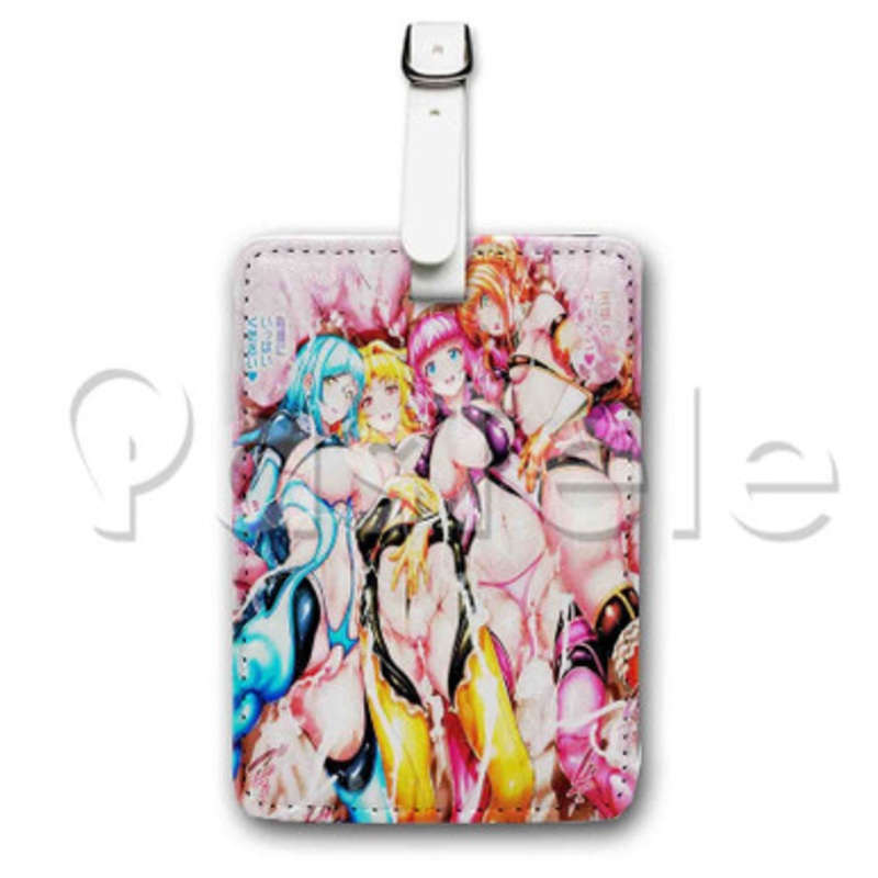 Majuu Jouka Shoujo Utea Custom Luggage Tags PU Leather Travel Baggage Name ID Labels Tag