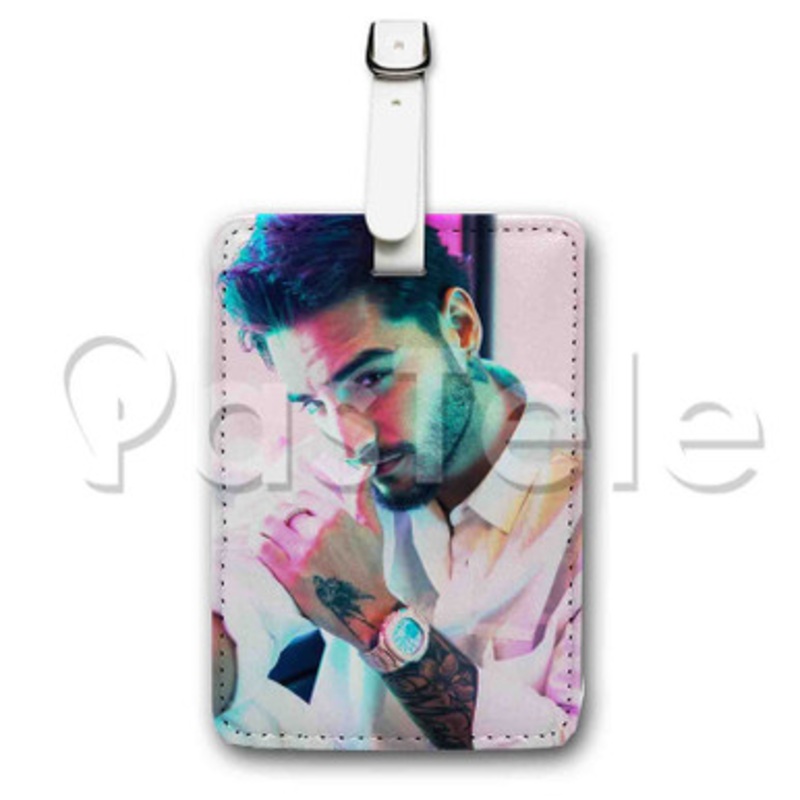 Maluma Custom Luggage Tags PU Leather Travel Baggage Name ID Labels Tag