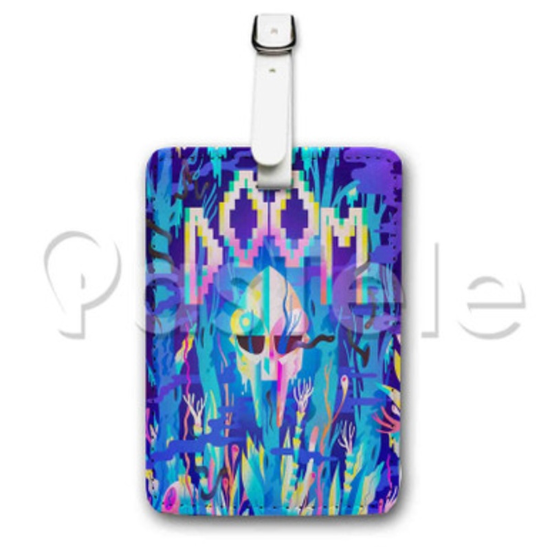 Negus MF Doom Feat Sean Price Custom Luggage Tags PU Leather Travel Baggage Name ID Labels Tag