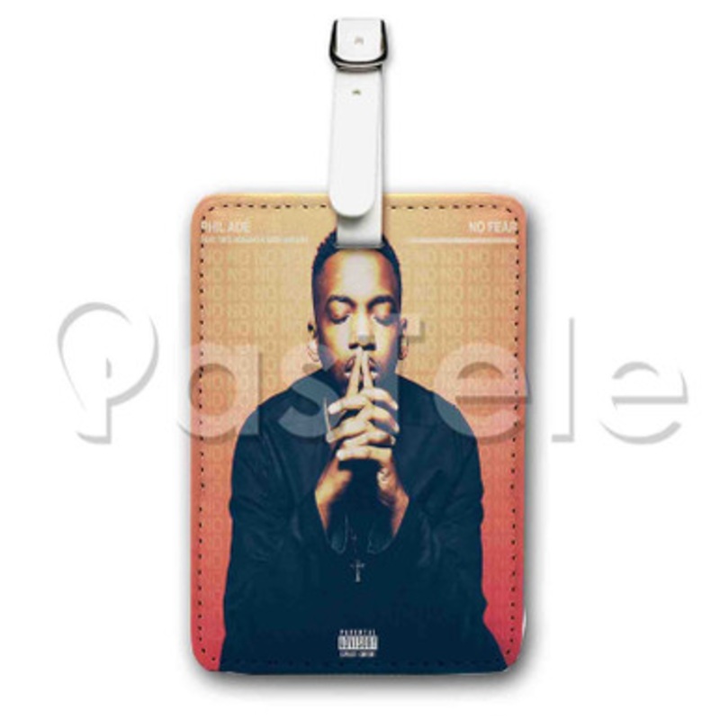 No Fear Phil Ade Feat Tate Kobang Custom Luggage Tags PU Leather Travel Baggage Name ID Labels Tag