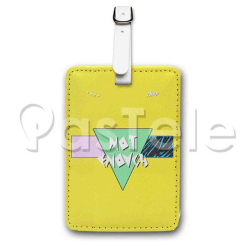 Not Enough Lido Feat THEY Custom Luggage Tags PU Leather Travel Baggage Name ID Labels Tag