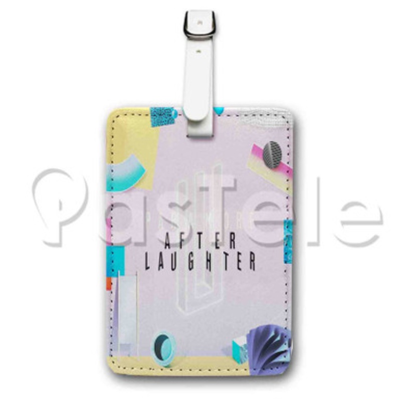 Paramore After Laughter Custom Luggage Tags PU Leather Travel Baggage Name ID Labels Tag