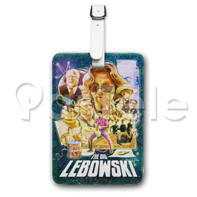 The Big Lebowski Custom Luggage Tags PU Leather Travel Baggage Name ID Labels Tag