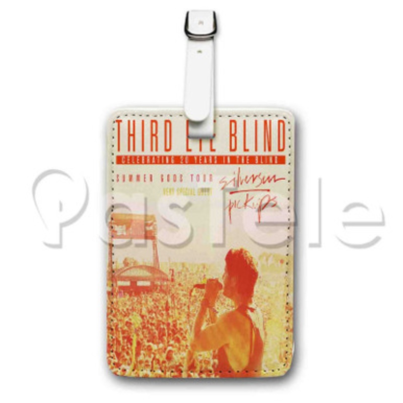Third Eye Blind Summer Gods Tour Custom Luggage Tags PU Leather Travel Baggage Name ID Labels Tag