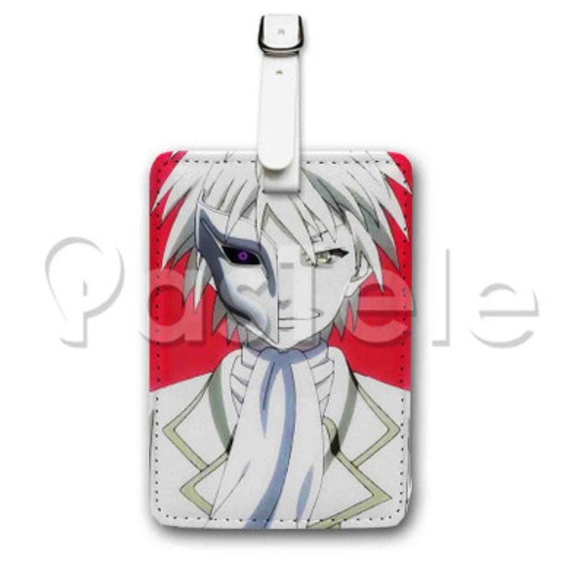 Trinity Seven the Movie Eternity Library and Alchemic Girl Custom Luggage Tags PU Leather Travel Baggage Name ID Labels Tag