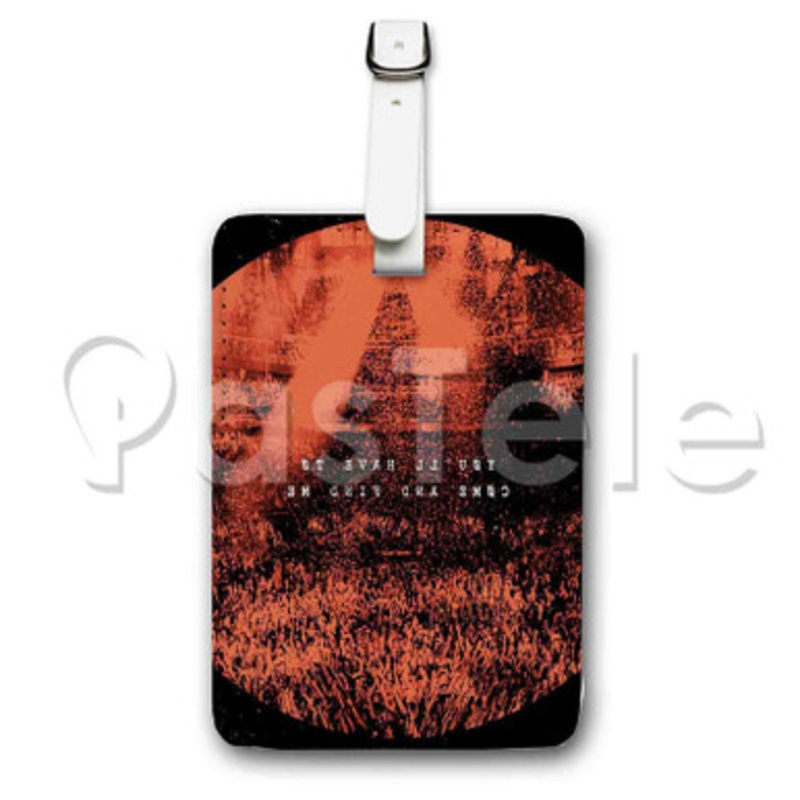 Twenty One Pilots Custom Luggage Tags PU Leather Travel Baggage Name ID Labels Tag