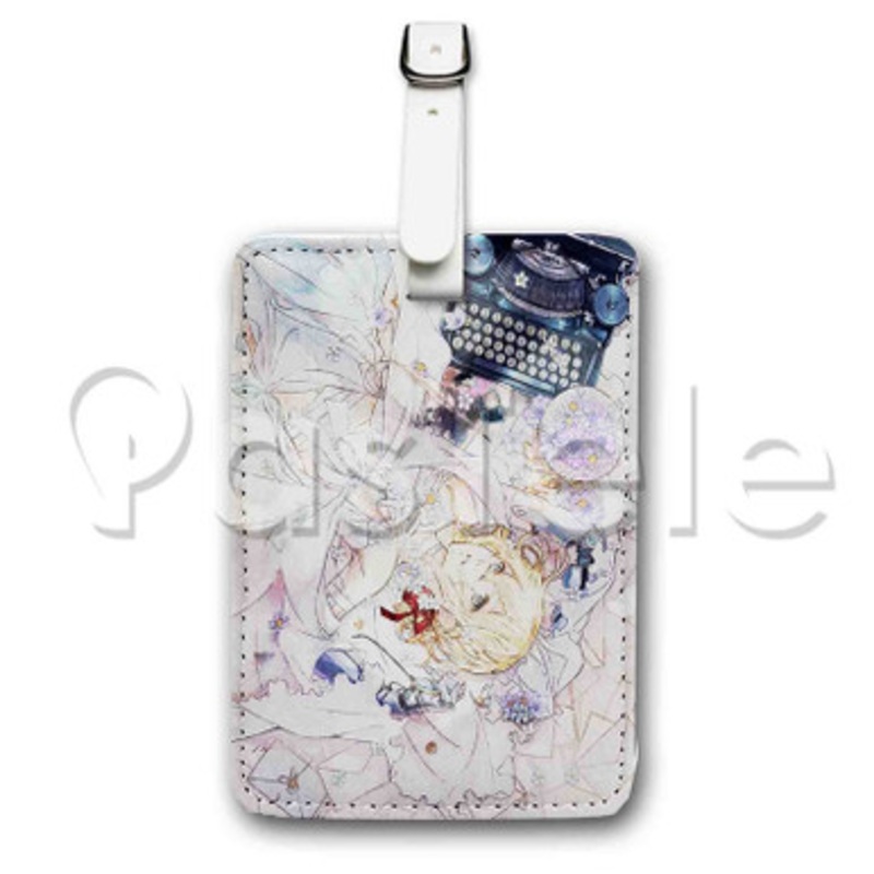 Violet Evergarden Custom Luggage Tags PU Leather Travel Baggage Name ID Labels Tag