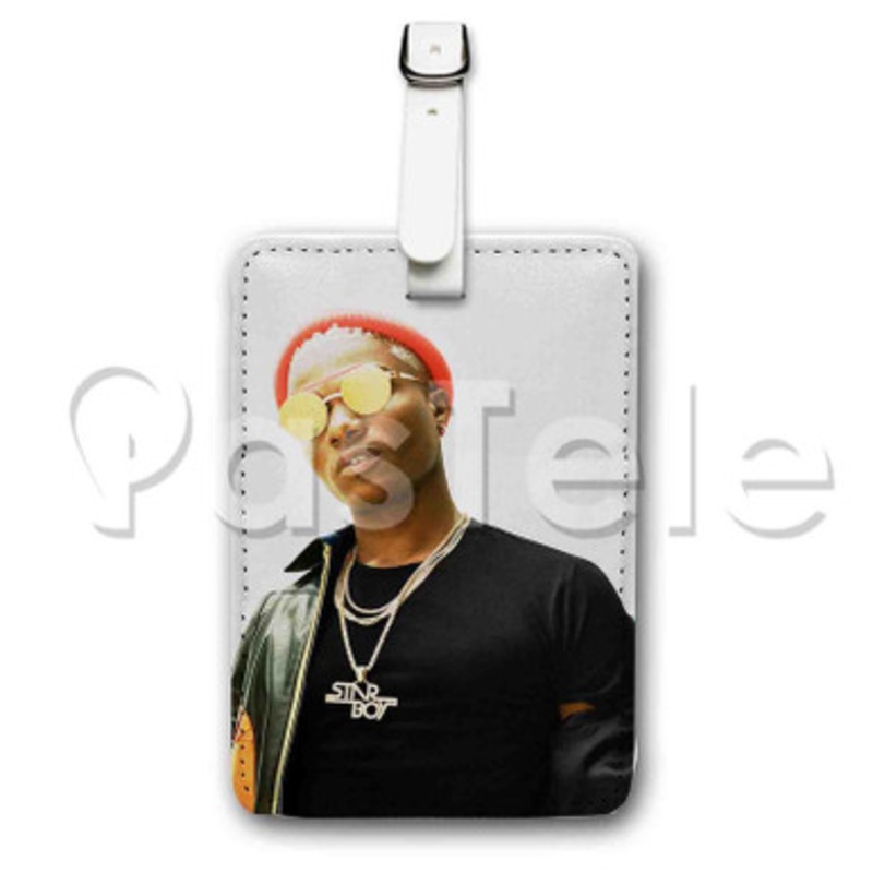 Wiz Kid Custom Luggage Tags PU Leather Travel Baggage Name ID Labels Tag