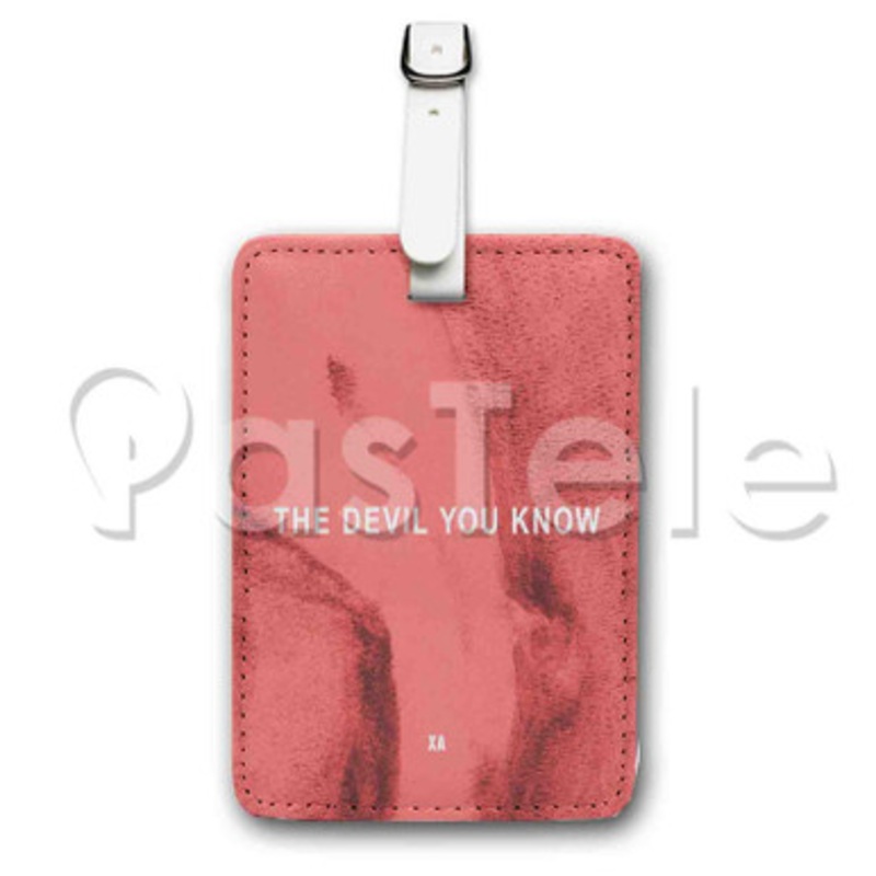 X Ambassadors The Devil You Know Custom Luggage Tags PU Leather Travel Baggage Name ID Labels Tag