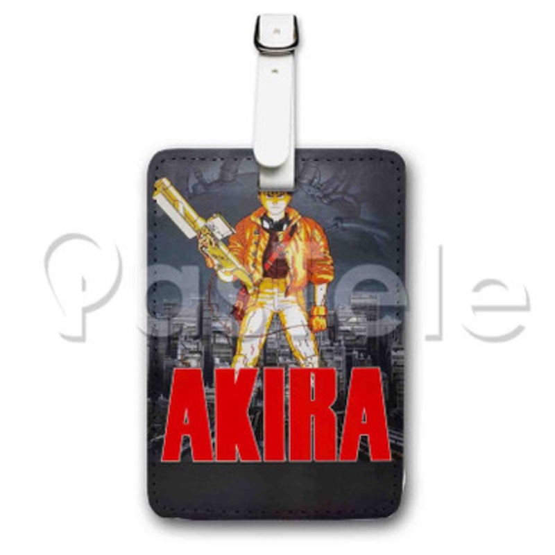 Akira Custom Luggage Tags PU Leather Travel Baggage Name ID Labels Tag
