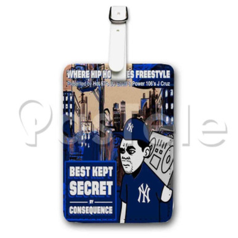 Best Kept Secret Consequence Custom Luggage Tags PU Leather Travel Baggage Name ID Labels Tag