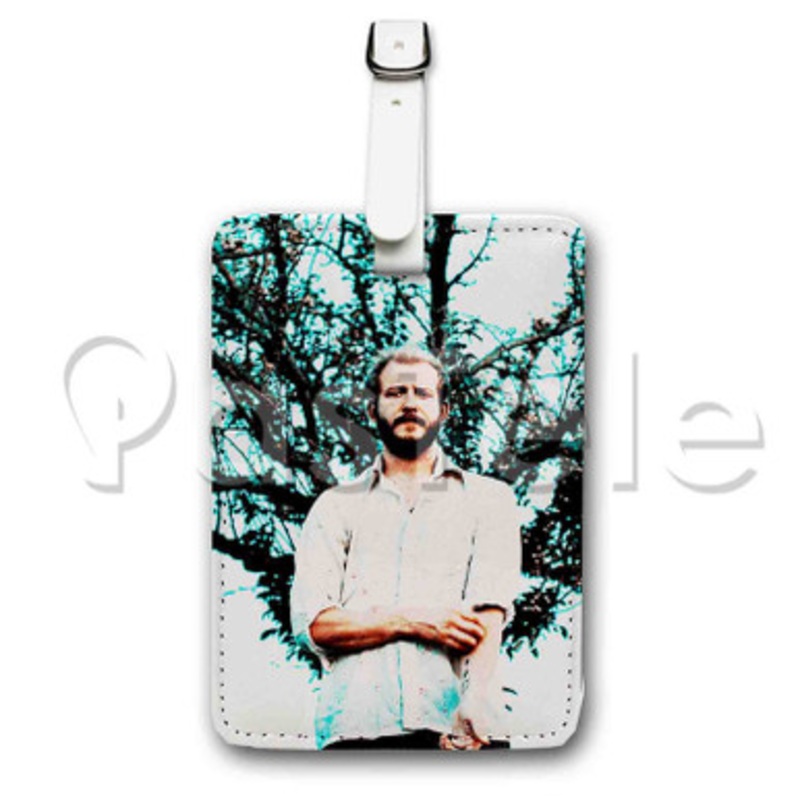 Bon Iver Custom Luggage Tags PU Leather Travel Baggage Name ID Labels Tag