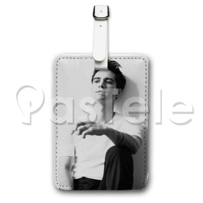 Brendon Urie Custom Luggage Tags PU Leather Travel Baggage Name ID Labels Tag