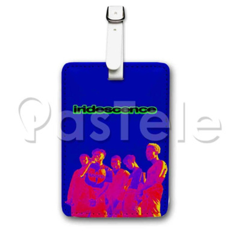 Brockhampton Iridescence Matt Custom Luggage Tags PU Leather Travel Baggage Name ID Labels