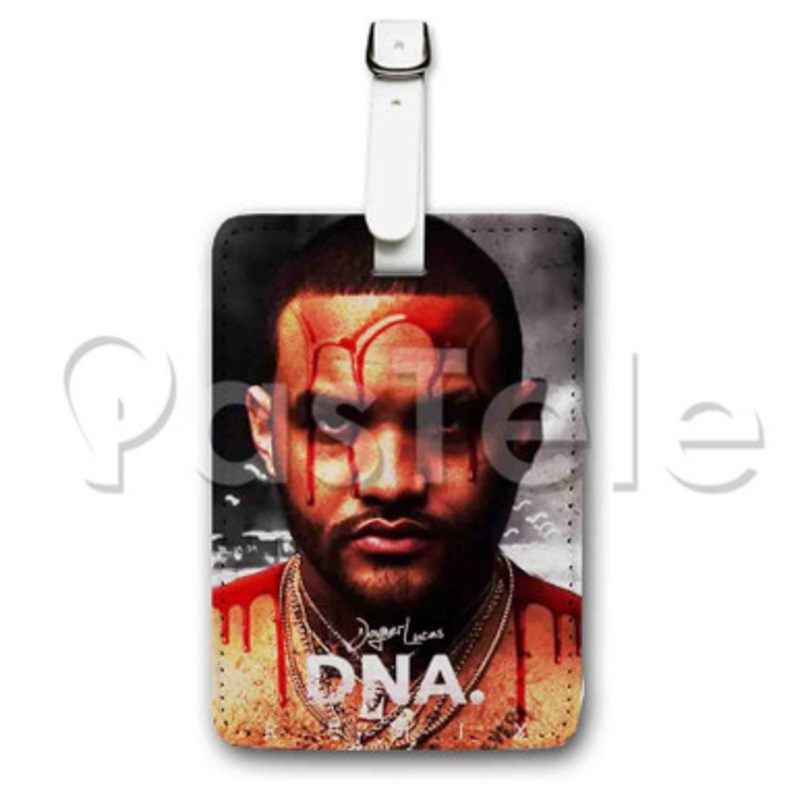 DNA Freestyle Joyner Lucas Custom Luggage Tags PU Leather Travel Baggage Name ID Labels Tag
