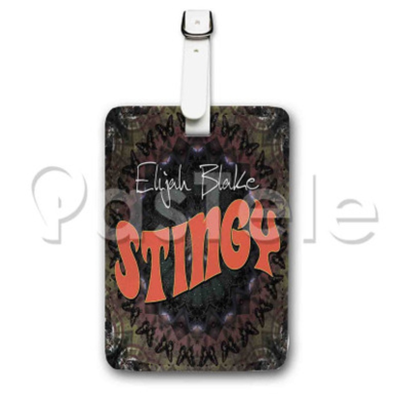 Elijah Blake Stingy Custom Luggage Tags PU Leather Travel Baggage Name ID Labels Tag