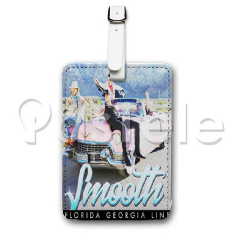 Florida Georgia Line Smooth Custom Luggage Tags PU Leather Travel Baggage Name ID Labels Tag
