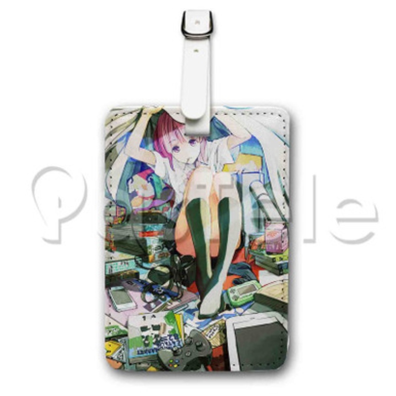 Gamers Custom Luggage Tags PU Leather Travel Baggage Name ID Labels Tag