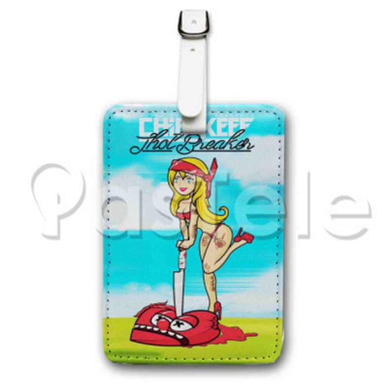 Grab A Star Chief Keef Custom Luggage Tags PU Leather Travel Baggage Name ID Labels Tag