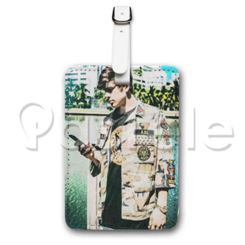 Hayes Grier Custom Luggage Tags PU Leather Travel Baggage Name ID Labels Tag