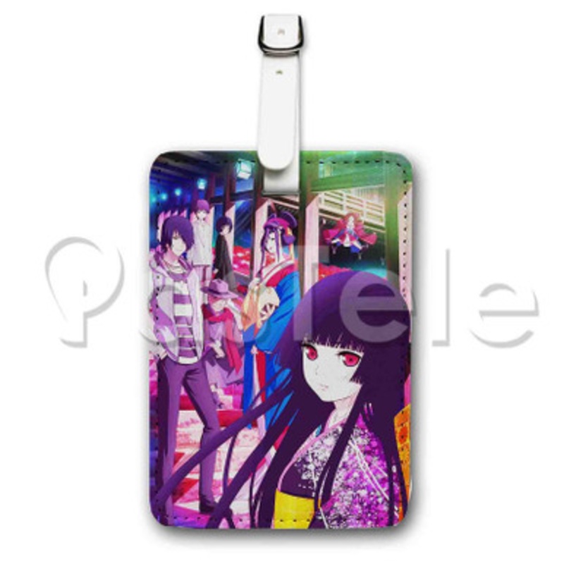 Hell Girl Fourth Twilight Custom Luggage Tags PU Leather Travel Baggage Name ID Labels Tag