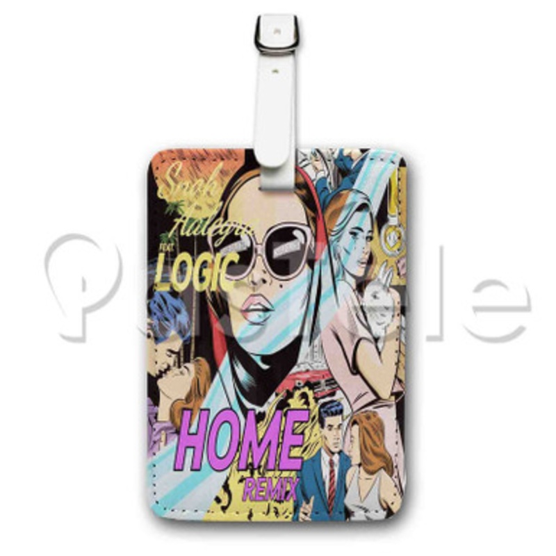 Home Snoh Aalegra Feat Logic Custom Luggage Tags PU Leather Travel Baggage Name ID Labels Tag