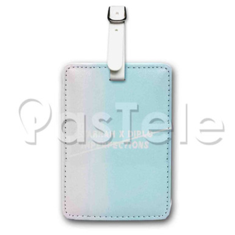 Imperfections Starrah Diplo Custom Luggage Tags PU Leather Travel Baggage Name ID Labels Tag