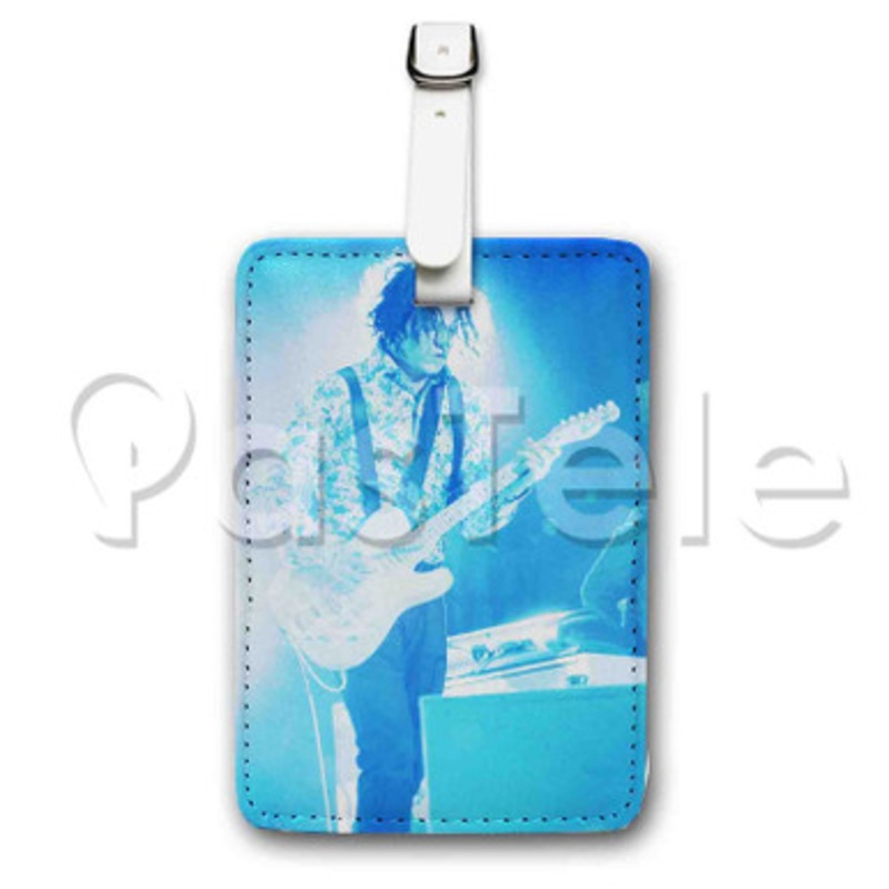 Jack White Custom Luggage Tags PU Leather Travel Baggage Name ID Labels Tag