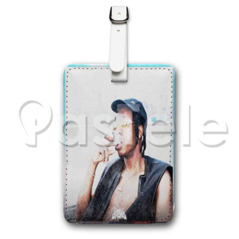 Joey Bada Too Lit Custom Luggage Tags PU Leather Travel Baggage Name ID Labels Tag