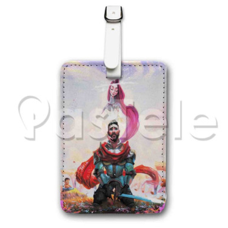 Jon Bellion All Time Low Custom Luggage Tags PU Leather Travel Baggage Name ID Labels Tag