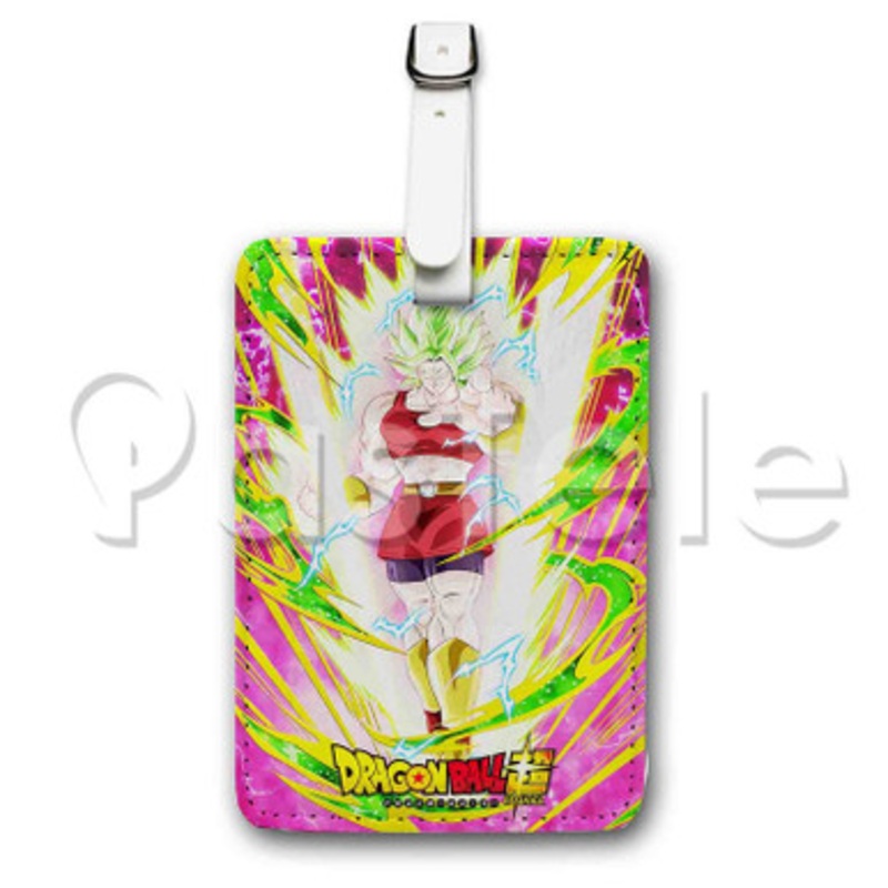 Kale Super Saiyan Dragon Ball Super Custom Luggage Tags PU Leather Travel Baggage Name ID Labels Tag