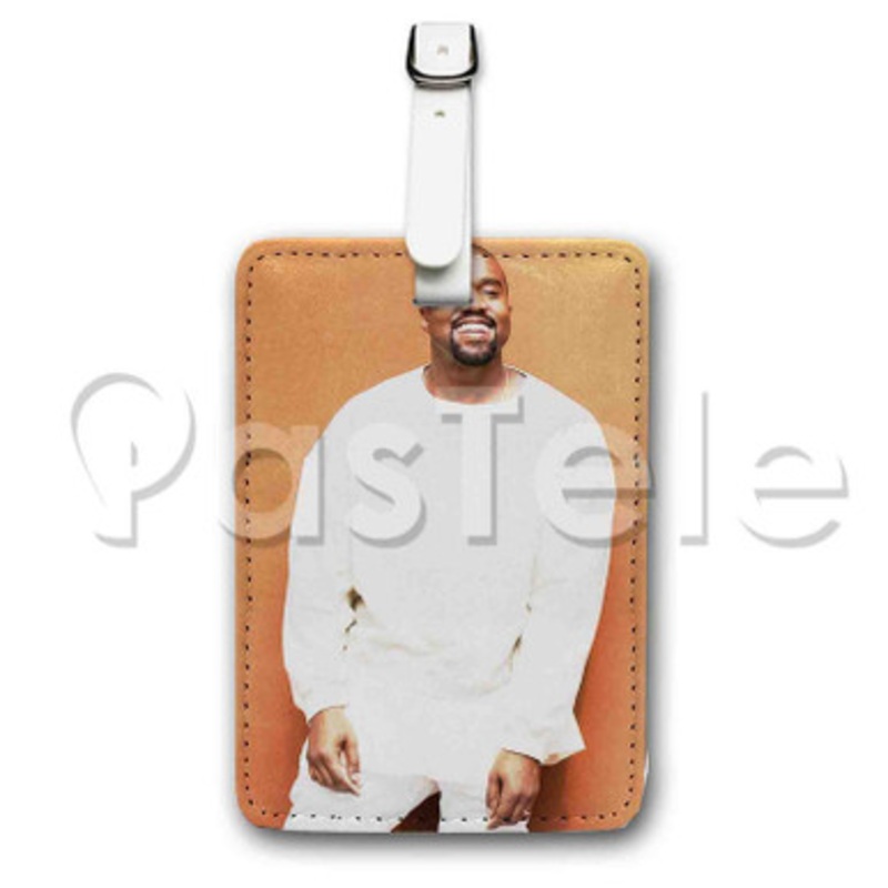Kanye West Custom Luggage Tags PU Leather Travel Baggage Name ID Labels Tag