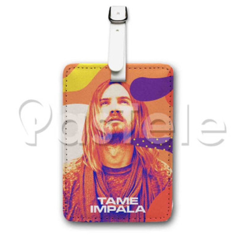 Kevin Parker Custom Luggage Tags PU Leather Travel Baggage Name ID Labels Tag