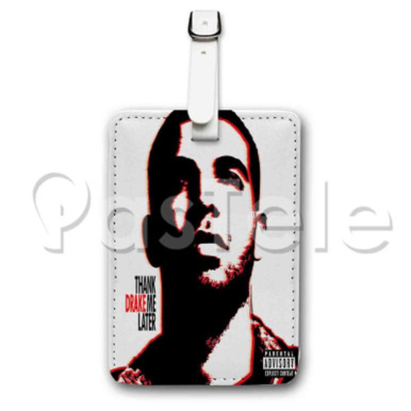 Light Up Drake Feat Jay Z Custom Luggage Tags PU Leather Travel Baggage Name ID Labels Tag