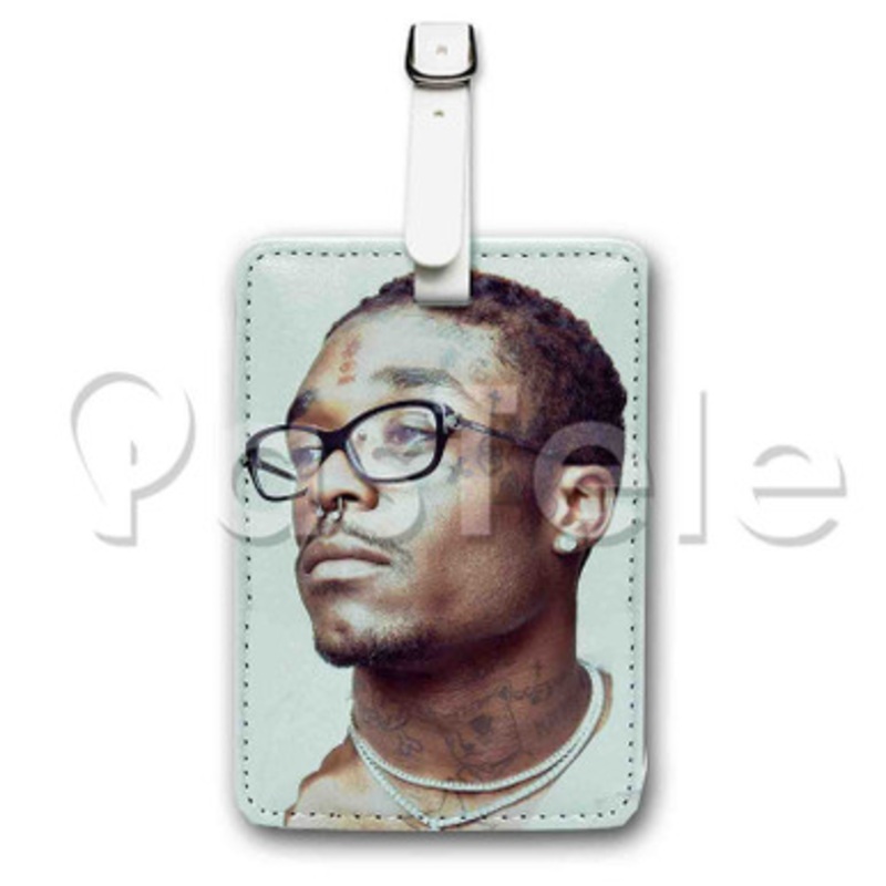 Lil Uzi Vert Custom Luggage Tags PU Leather Travel Baggage Name ID Labels Tag