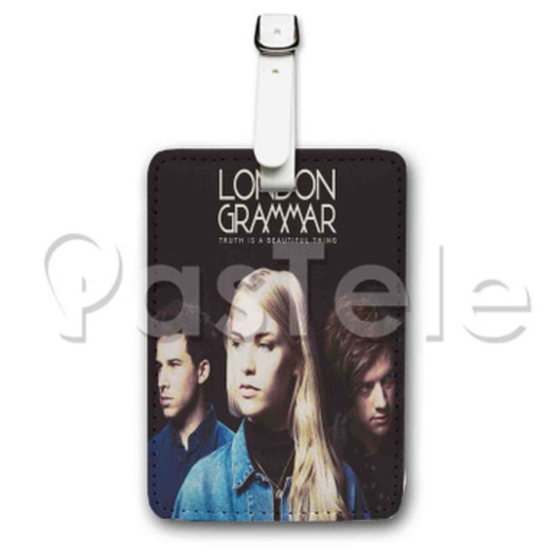 London Grammar Truth Is A Beautiful Thing Custom Luggage Tags PU Leather Travel Baggage Name ID Labels Tag