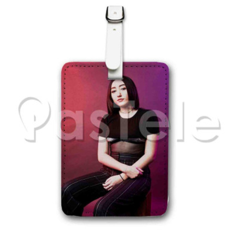 Noah Cyrus Custom Luggage Tags PU Leather Travel Baggage Name ID Labels Tag