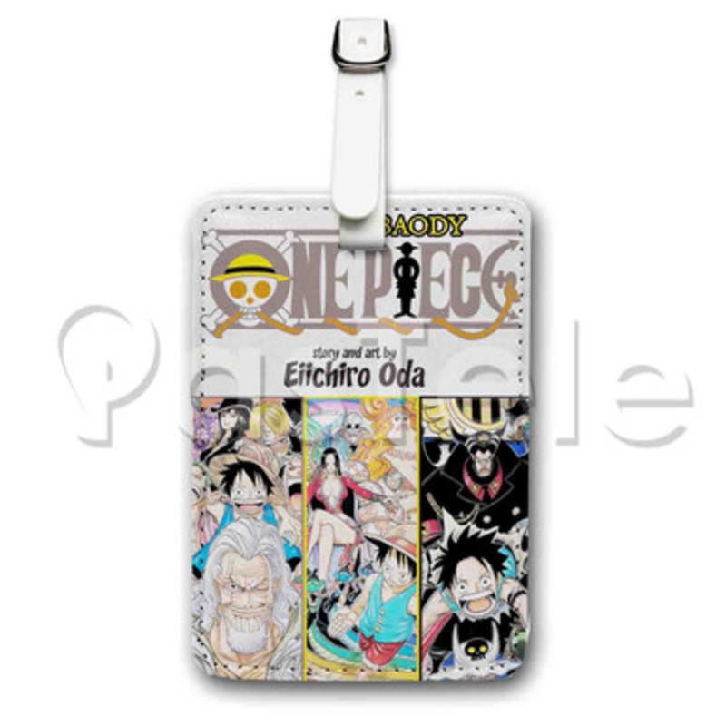 One Piece Omnibus Edition Custom Luggage Tags PU Leather Travel Baggage Name ID Labels