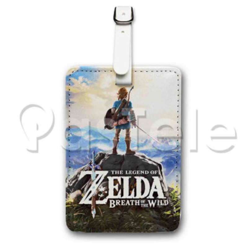 The Legend of Zelda Breath of the Wild Custom Luggage Tags PU Leather Travel Baggage Name ID Labels Tag
