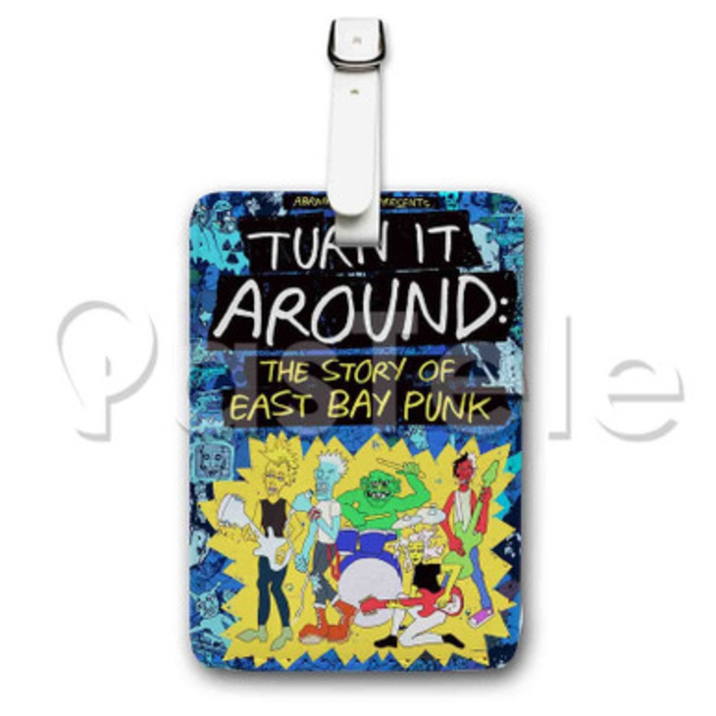 The Story of East Bay Punk Custom Luggage Tags PU Leather Travel Baggage Name ID Labels Tag